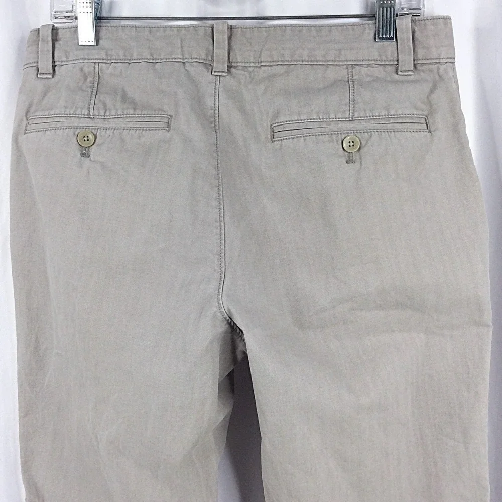 Banana Republic Aiden Pant Men's Size 32x32 Gray Flat Front Chino